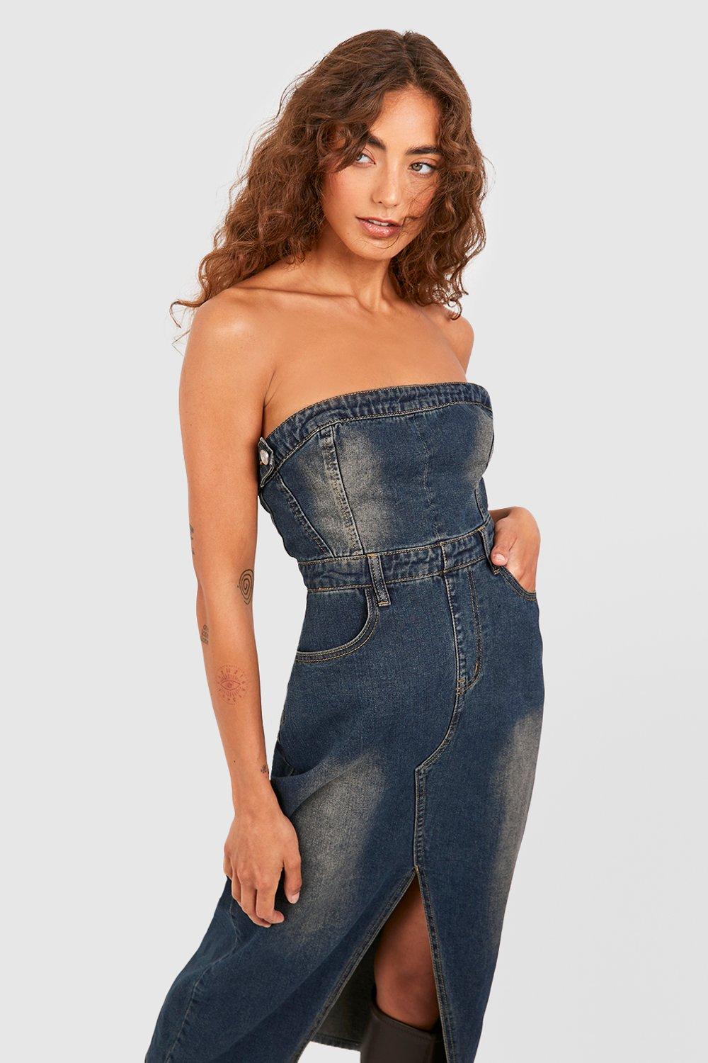 Midi dress clearance jeans